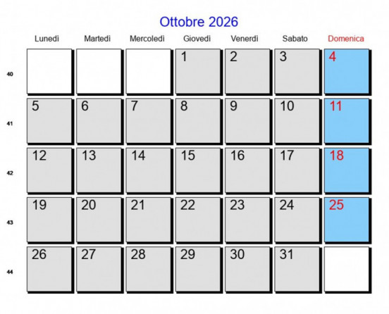 Ottobre 2026