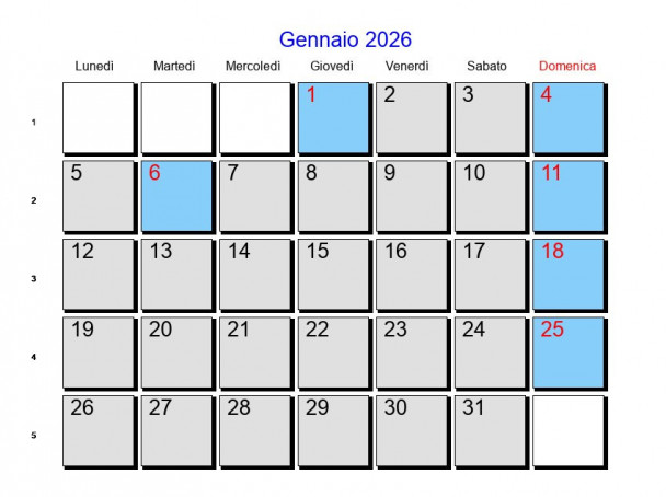GENNAIO 2026