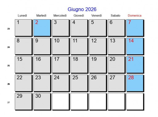 GIUGNO 2026