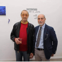 ricordo dell'incontro col Maestro Turi Simeti "Raccontarsi sotto le stelle"  2019  Villa Vertua Masolo a Nova Milanese
