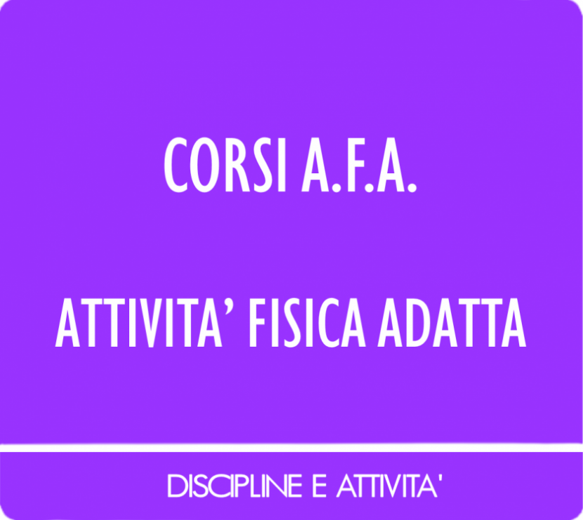 ORARIO CORSO A.F.A.
