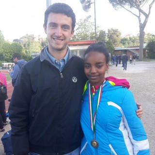 Genet 4° posto nel Giavellotto con Fabio suo Coach