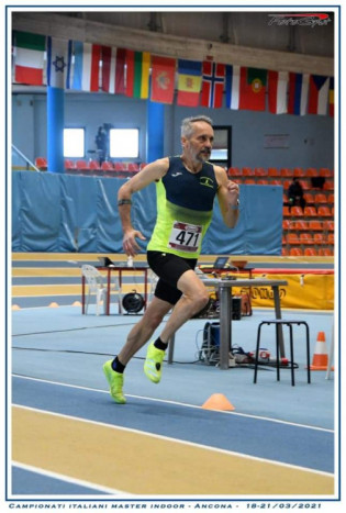 Lucio in azione nei 1500 metri
