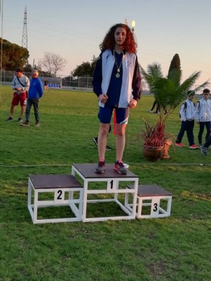 Matilde premiazione dei 200 metri