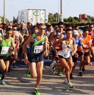 Fabrizio alla partenza della gara