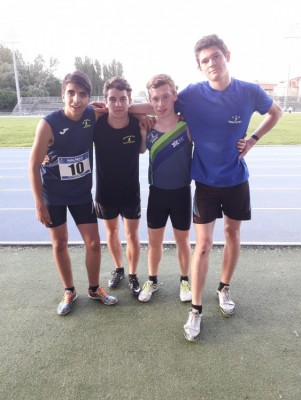 La 4x400 metri Allievi