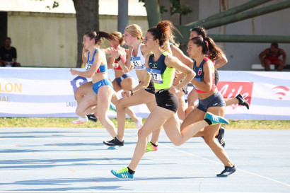 Elisa nei 100 metri di Rieti