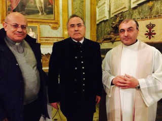 da sinistra verso destra: don Massimo Cuofano, Pantaleo Losapio, don Luciano Rotolo da sinistra verso destra: don Massimo Cuofano, Pantaleo Losapio, don Luciano Rotolo