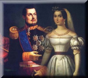 El rey Fernando II y la Beata María Cristina El rey Fernando II y la Beata María Cristina