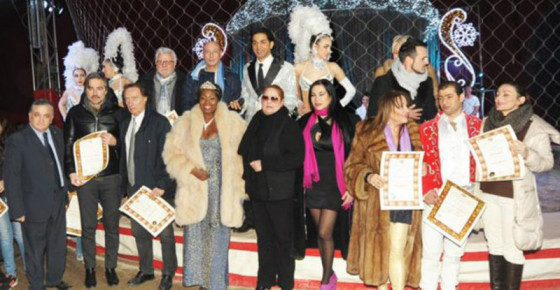 serata finale di " UN CIRCO PER TUTTI " progetto di solidarieta' presentato da MARCIA SEDOC con la presenza di tanti personaggi dello spettacolo, tra cui Amedeo Goria, Adriana Russo, Demetra Hampton ed il dott. Antonio Buccioni presidente dell' Ente Nazionale Circhi e Presidente Generale della S.S. LAZIO