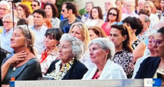 1.6.2025 Museo Pitré. Ricordo di Eliana Clandra con esibizione di cori davanti ad un pubblico di circa 300 persone. rirese del Tgr Sicilia