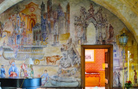 Gino Morici, Villa Igea, affresco
